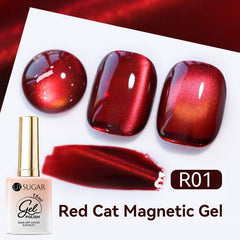 Red Cat Magnetic Gel 15ml Gel Nail Polish UR SUGAR R01