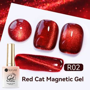 Red Cat Magnetic Gel 15ml Gel Nail Polish UR SUGAR R02