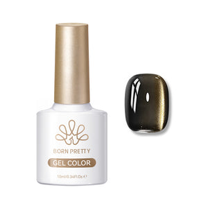 Glass Cat Magnetic Gel MY49 Crow 10ml Gel Nail Polish BORN PRETTY