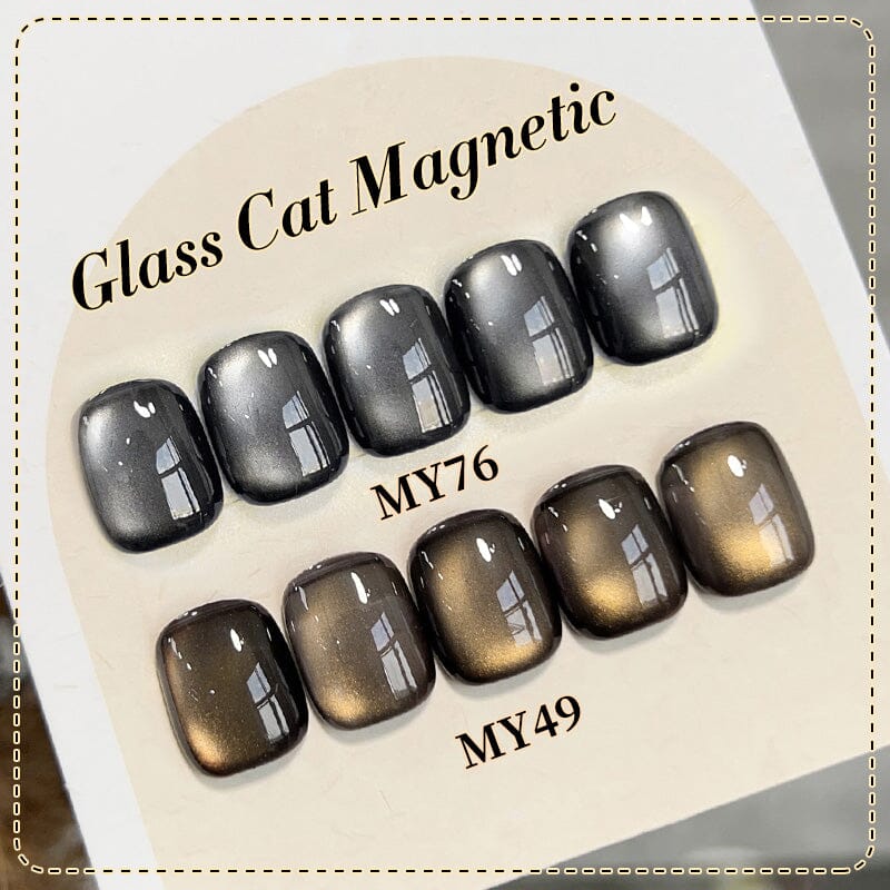 Black Glass Cat Magnetic Gel Polish 10ml Gel Nail Polish BORN PRETTY 2 Colors