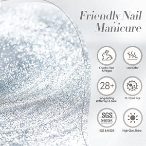 Shimmer Reflective Cat Magnetic Gel SR01 10ml Gel Nail Polish BORN PRETTY