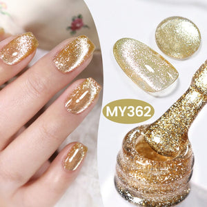 Reflective Cat Magnetic Gel MY362 Quantum Pulse 10ml Gel Nail Polish BORN PRETTY