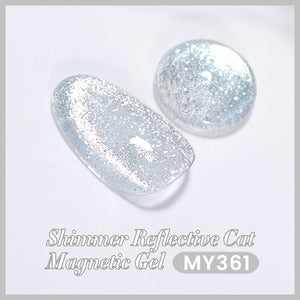 Reflective Cat Magnetic Gel MY361 Quantum Pulse 10ml Gel Nail Polish BORN PRETTY