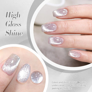 Reflective Cat Magnetic Gel MY361 Quantum Pulse 10ml Gel Nail Polish BORN PRETTY