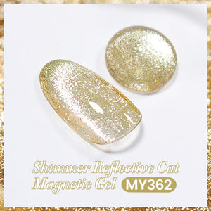Reflective Cat Magnetic Gel MY362 Quantum Pulse 10ml Gel Nail Polish BORN PRETTY