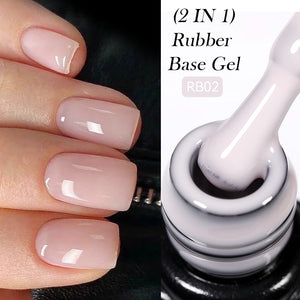2 in 1 Rubber Base Gel RB02 7ml Base & Top Coat LILYCUTE
