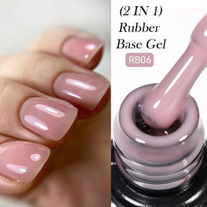 2 in 1 Rubber Base Gel RB06 7ml Base & Top Coat LILYCUTE