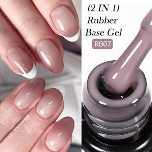 2 in 1 Rubber Base Gel RB07 7ml Base & Top Coat LILYCUTE