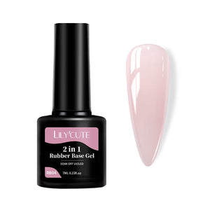 2 in 1 Rubber Base Gel RB04 7ml Base & Top Coat LILYCUTE