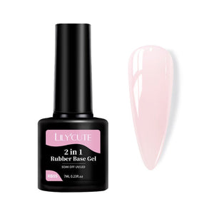 2 in 1 Rubber Base Gel RB05 7ml Base & Top Coat LILYCUTE