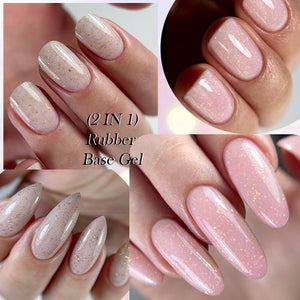 2 in 1 Rubber Base Gel RB06 7ml Base & Top Coat LILYCUTE