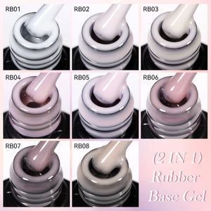 2 in 1 Rubber Base Gel RB13 7ml Base & Top Coat LILYCUTE
