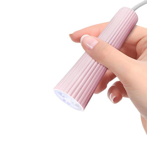 3W Pink USB Handheld Nail Dryer Lamp Tools & Accessories No Brand