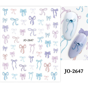 Bowknot 3D Nail Sticker JO-2647 Nail Art No Brand