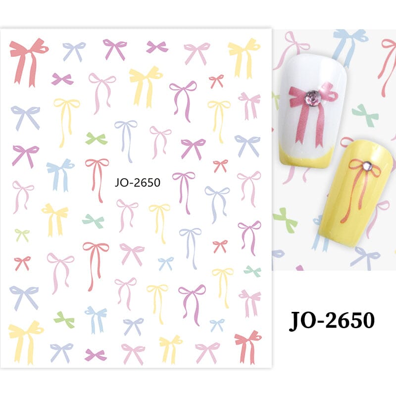 Bowknot 3D Nail Sticker JO-2650 Nail Art No Brand