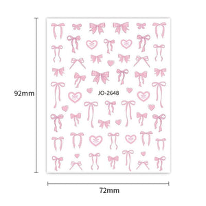 Bowknot 3D Nail Sticker JO-2648 Nail Art No Brand