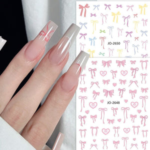Bowknot 3D Nail Sticker JO-2647 Nail Art No Brand