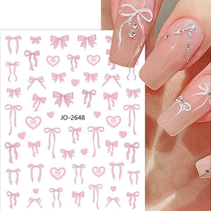 Bowknot 3D Nail Sticker JO-2650 Nail Art No Brand