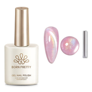 Glass Cat Magnetic Gel MY86 Pink Fantasy 15ml Gel Nail Polish BORN PRETTY
