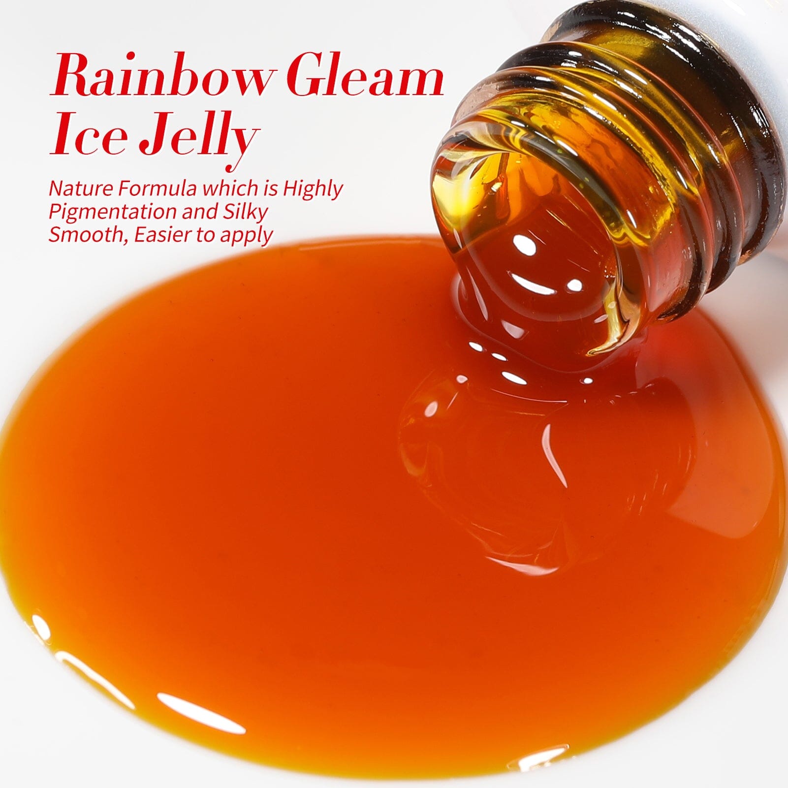 6 Colors Rainbow Gleam Ice Jelly Gel 7ml Gel Nail Polish BORN PRETTY