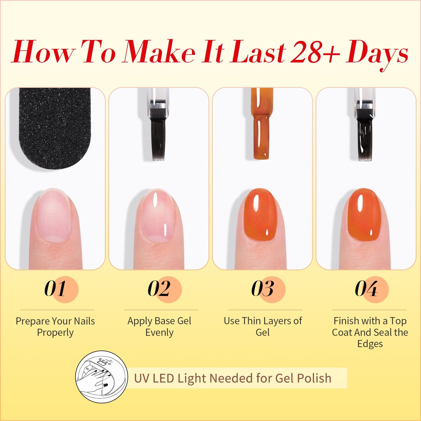 6 Colors Rainbow Gleam Ice Jelly Gel 7ml Gel Nail Polish BORN PRETTY