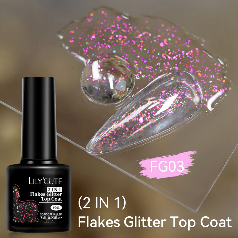 Flakes Glitter Top Coat FG03 7ml