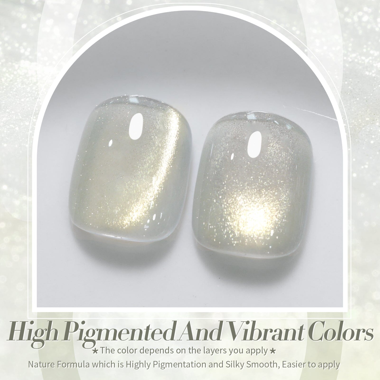 Gold Cat Magnetic Gel GC01 15ml Gel Nail Polish BORN PRETTY