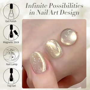 Gold Cat Magnetic Gel GC01 15ml Gel Nail Polish BORN PRETTY