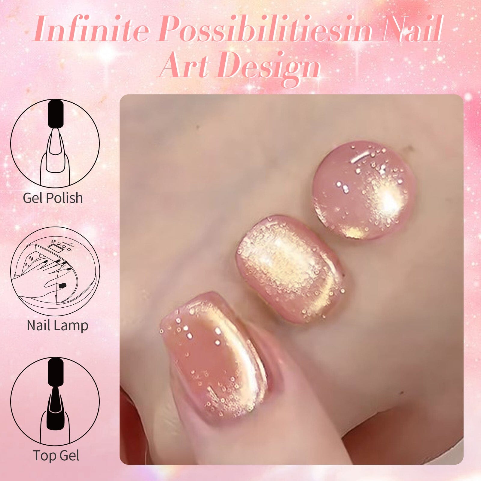 Gold Cat Magnetic Gel GC04 15ml Gel Nail Polish BORN PRETTY