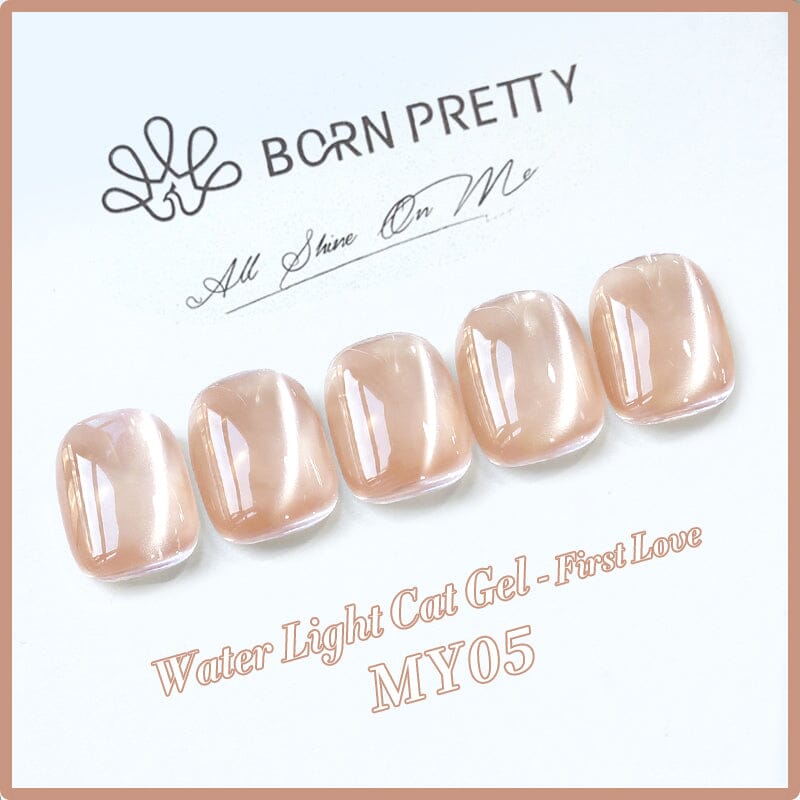 Water Light Cat Magnetic Gel Polish First Love MY05 10ml Gel Nail Polish BORN PRETTY