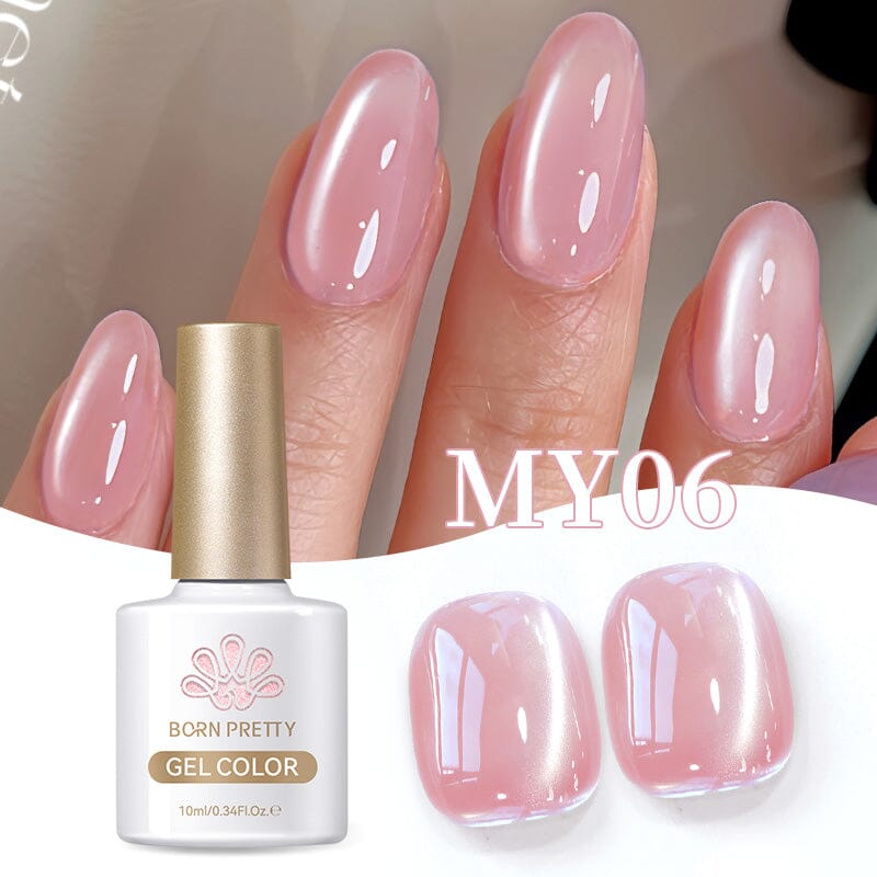 Water Light Cat Magnetic Gel Polish First Love MY06 10ml Gel Nail Polish BORN PRETTY