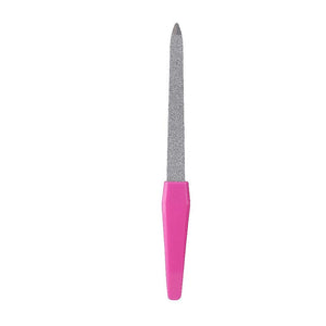 Metal Nail File Pink 15.4cm Tools & Accessories No Brand