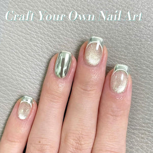 Green Cat Magnetic Chrome Powder Nail Powder BORN PRETTY