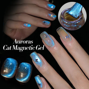 6 Colors Auroras Cat Magnetic Gel Angel Tears 7ml Gel Nail Polish BORN PRETTY