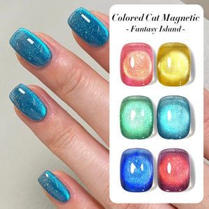 Fantasy Island Colored Cat Magnetic Gel Polish 10ml Gel Nail Polish BORN PRETTY