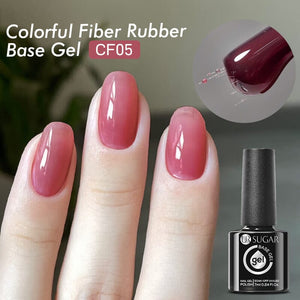 Colorful Fiber Rubber Base Gel CF05 7ml Base & Top Coat UR SUGAR