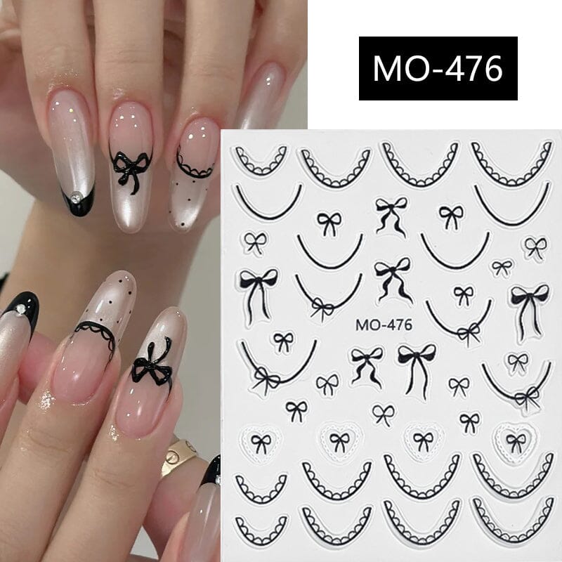 Bowknot 3D Nail Sticker MO-476 Nail Art No Brand