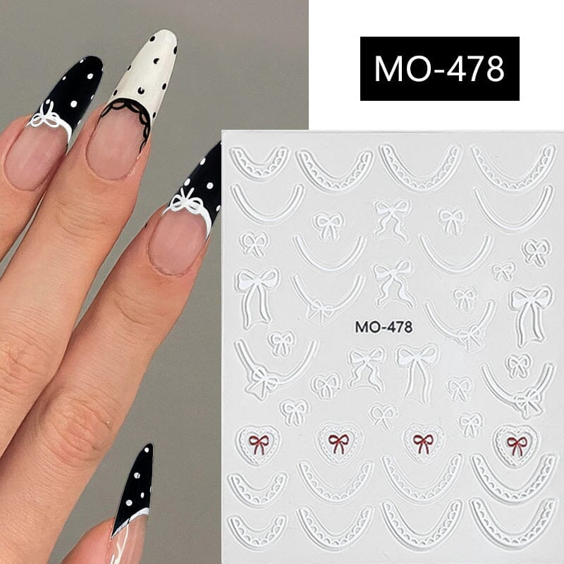Bowknot 3D Nail Sticker MO-478 Nail Art No Brand