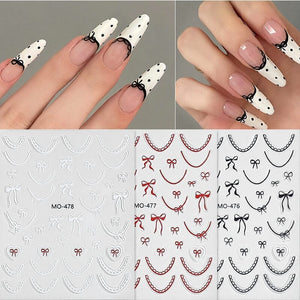 Bowknot 3D Nail Sticker MO-477 Nail Art No Brand
