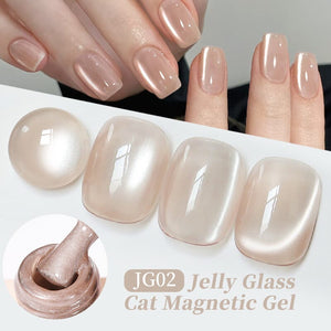 Jelly Glass Cat Magnetic Gel 15ml Gel Nail Polish UR SUGAR