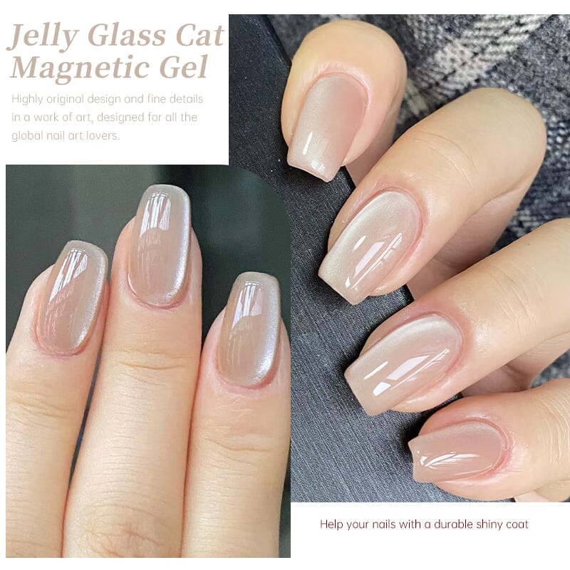 Jelly Glass Cat Magnetic Gel 15ml Gel Nail Polish UR SUGAR