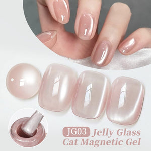 Jelly Glass Cat Magnetic Gel 15ml Gel Nail Polish UR SUGAR