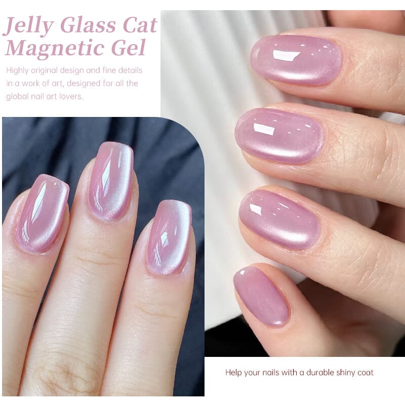 Jelly Glass Cat Magnetic Gel 15ml Gel Nail Polish UR SUGAR