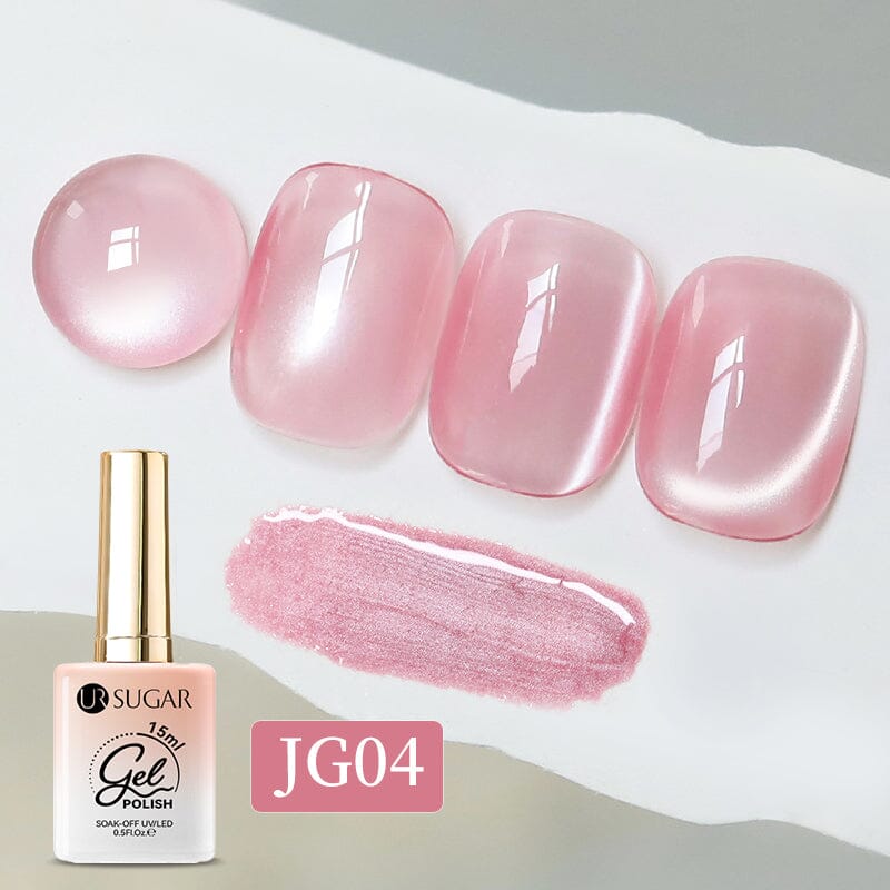 Jelly Glass Cat Magnetic Gel 15ml Gel Nail Polish UR SUGAR