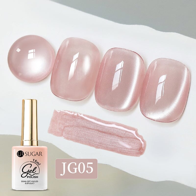 Jelly Glass Cat Magnetic Gel 15ml Gel Nail Polish UR SUGAR