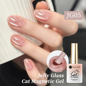 Jelly Glass Cat Magnetic Gel 15ml Gel Nail Polish UR SUGAR JG05