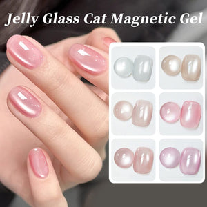 Jelly Glass Cat Magnetic Gel 15ml Gel Nail Polish UR SUGAR