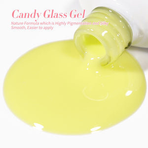 6 Colors Spring Jelly Gel Polish Set J05 Candy Glass 7ml Gel Nail Polish BORN PRETTY