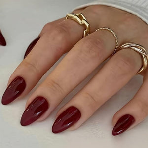 30pcs False Nail Tips Almond Press on Nails W1482 Nail Tips No Brand