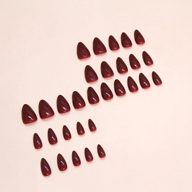 30pcs False Nail Tips Almond Press on Nails W1482 Nail Tips No Brand